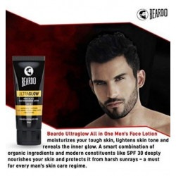 Beardo Ultraglow All In 1 Men'S Daily Face Lotion with SPF 30 -100 Gm