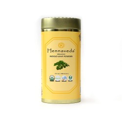 Hennaveda Organic Indigo Powder For Hair 100 g