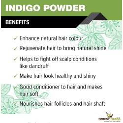 The Forest Herbs Natural Care From Nature Organic Indigo Powder for Hair Colour 200g Pack of 1