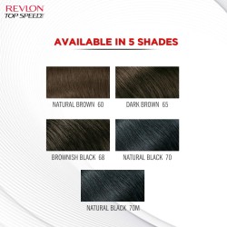 Revlon Top Speed Hair color Women 186g Brownish Black 68 No ammonia With Ginseng Root
