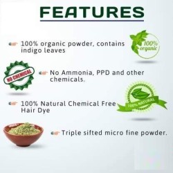 Natural Health Products Indigo Powder Indigofera Tinctoria Organic For Hair Pure Neel Powder For Natural Hair