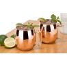 Rudra Exports Copper Moscow Mule Beer Mug Cup Coffee Mug Copper Mug Best for Parties Barware 450 ml 1 Piece