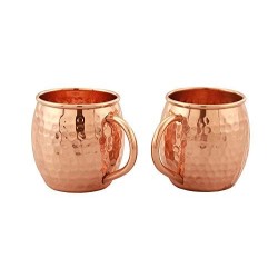 Obbi Tm Copper Moscow Mule Mug 2 Pieces Copper 350 Ml