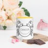 Cancer  Zodiac Sign Birthday Customised Gift Mug with Color Inside with Custom Message