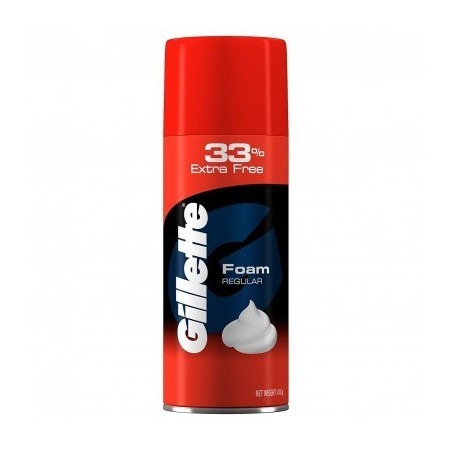 Gillette Classic Regular Shave Foam 418G With 33% Extra Free