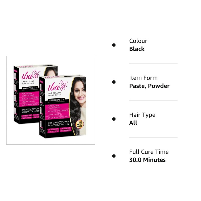 Buy Iba Hair Colour – Dark Brown (70 g) Online | Purplle