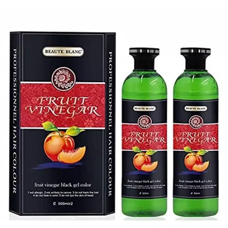 Aravli Beaute Blanc Fruit Vinegar Hair Gel Black Color Dye For Hair Care 500ml Pack Of 2