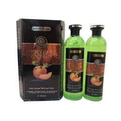 Color Beaute Fruit Vinegar Hair Color Gel  Natural Black Color Dye for  Hair Care 500ml x 2 NO Ammonia