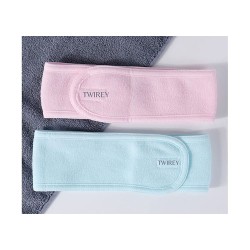 Twirey Adjustable Cotton Facial Headbands Set Of 2 Pcs For Women And Men Stretchable Facial Head Band Multicolor Pack Of 1 T