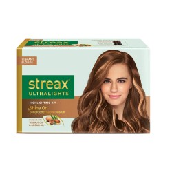 Streax Contains Walnut & Argan Oil Shine On Conditioner Longer Lasting Highlights For Unisex 120ml Vibrant Blonde