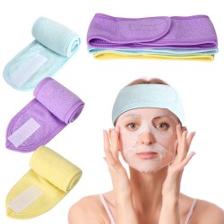 Tifurko New Women's Polycotton Stretchable Elasticized Adjustable Makeup Head Wrap Facial Headbands