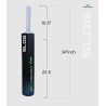 Jaspo Slog Heavy Duty Plastic Cricket Bat Full Size 34” X 4.5”inches Premium Bat for All Age Groups Kids Boys Girls Adults