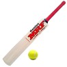 Jrs S014 M Popular Willow Cricket Bat Size 6 12-14 Year Year Old Kids With Ball Pack Of 1 Wooden Cricket Bat