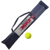 Pmg Poplar Willow Wooden Cricket Bat With Tennis Cricket Ball Combo For Boys Red Size 6 For Age 12-14 Years And Bag Cover