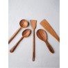 The Indus Valley Neem Wood Compact Flip/Spatula/Ladle for Cooking Dosa/Roti/Chapati Kitchen Tools
