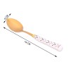 Mgeezz Chevron Golden Stainless Steel Spoon With Ceramic Handle And Smooth Round Edges For Home And Restaurant Spoon