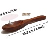 Pure Source India Wooden Masala Spoon for Small Containers Handmade Wooden Spoon Set of 12 4 Inch