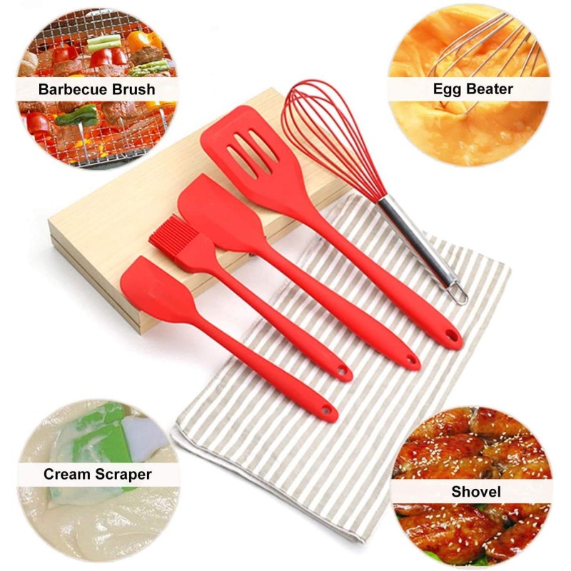 https://trade.bargains/11507-large_default/xacton-5-pieces-silicone-kitchen-utensils-spoon-set-cooking-baking-tool-sets-non-toxic-combo-of-5-red.jpg