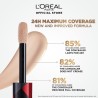 LOreal Paris Full Coverage Concealer Waterproof Formula For Undereye Circles and Blemishes For Highlighting