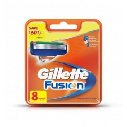 Gillette Fusion Manual Shaving Razor Blades  8S Pack Cartridge