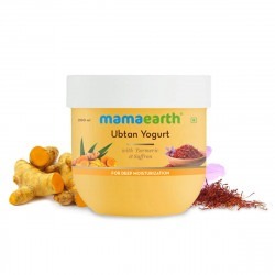 Mamaearth Ubtan Yogurt Lotion With Turmeric And Saffron For Deep Moisturization For Dry Skin 200 Ml