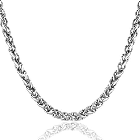 Minprice 100% Stainless Steel Silver 8mm Stylish Necklace Chain for Men and  Boy Stainless Steel Chain Price in India - Buy Minprice 100% Stainless Steel  Silver 8mm Stylish Necklace Chain for Men