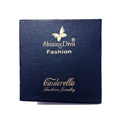 Shining Diva Fashion Latest Stylish Austrian Crystal Rose Gold Charm Bracelet for Women