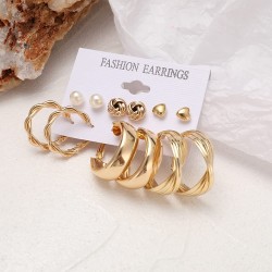 YouBella Fashion Jewellery Gold Plated Ear rings Combo of Earrings for Girls and Women