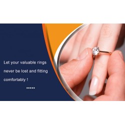 Ring Size Adjuster For Loose Rings 4 Sizes Clear Ring Sizer