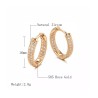 Shining Diva Fashion 18k Rose Gold Plated Latest Fancy Stylish Copper Zircon Bali Earrings for Women and Girls