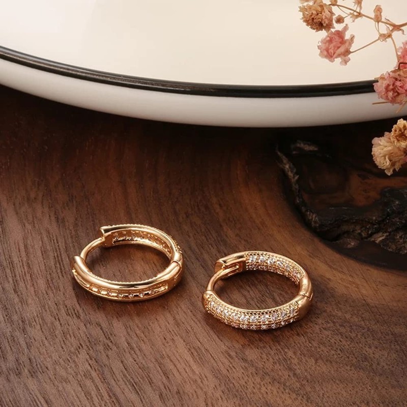 Buy quality Royale Collection Fancy Diamond Studded Bali Hoop Earrings in  Pune