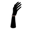 Om Jewells Valentine Gift Rose Gold Plated Jewellery Combo Of 5 Adjustable Chain Bangle Bracelet Emblished