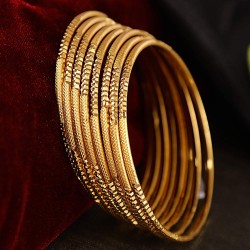 Shining Diva Fashion Latest One Gram Gold Plated Set of 8 Traditional Bangles for Women and Girls