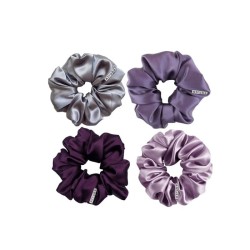 Atrube'S Satin Scrunchies For Women And Girls Hair Band For Women Ponytail Holder Rubber Band