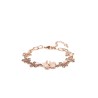 YouBella Jewellery Bracelets for Women Stylish Rose Gold Plated Crystal Bracelet Bangle Jewellery for Girls and Women