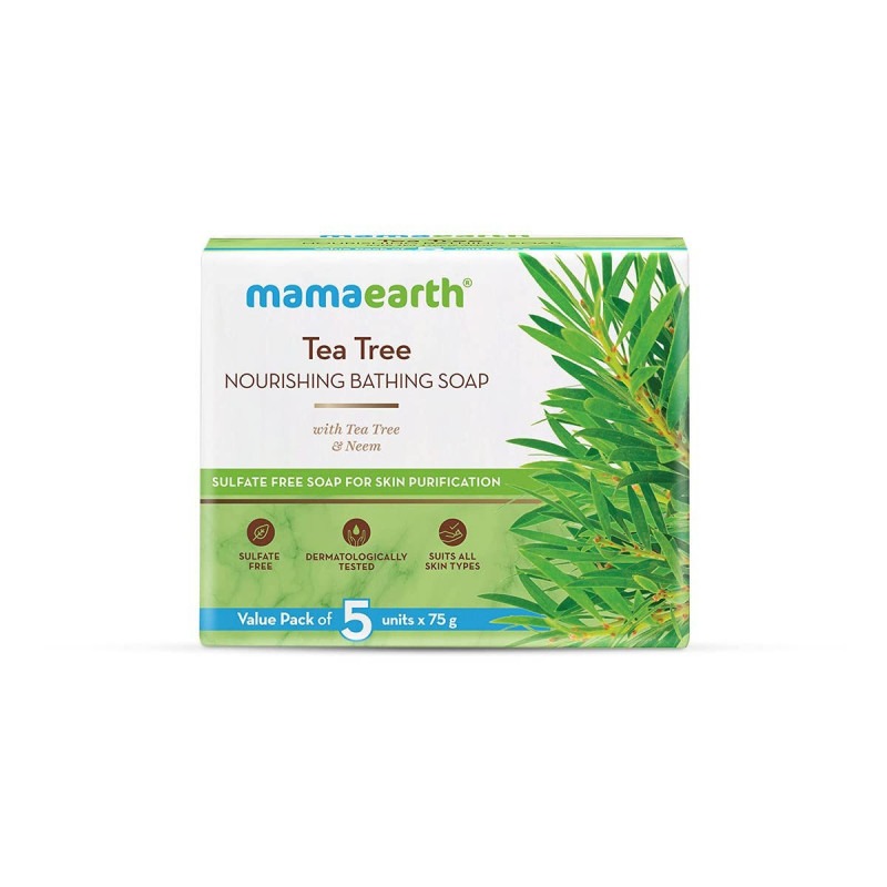 Mamaearth Tea Tree Nourishing Bathing Soap With Tea Tree and Neem for