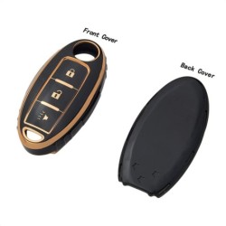 Smart Key Fob Case Soft TPU Cover Compatible with Infiniti EX35 EX37 FX35 FX37 FX45 FX50 Q70 QX50 QX70