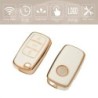 Flip Key Fob Case Soft Tpu Full Protection Cover Compatible With Beetle Cc Eos Jetta Golf Gti Jetta Passat Phaeton R32