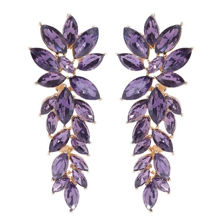 YouBella Fashion Jewellery Earings Drop and Dangler Ear rings Crystal Earrings for Girls and Women