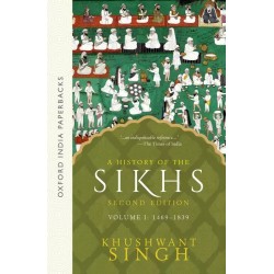 A History Of The Sikhs Volume 1 1469-1839 2nd Edition English Paperback Khushwant Singh