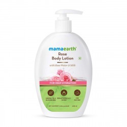 Mamaearth Rose Body Lotion with Rose Water and Milk For Deep Hydratio