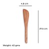 The Indus Valley Wooden Compact Flip Spatula Ladle for Cooking Dosa Roti Chapati Kitchen Tools
