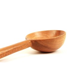 The Indus Valley Wooden Round Spoon Flip Spatula Ladle for Cooking Serving Kitchen Tools