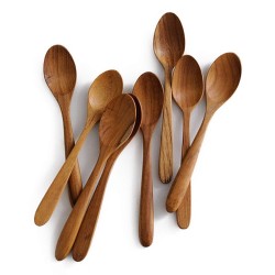 Raja handicraft Sisam Wooden Spoon 6.5 inch Set of 8