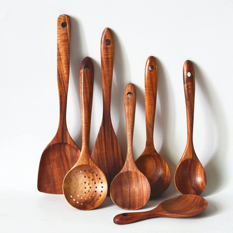 https://trade.bargains/13816-large_default/wooden-spoons-for-cooking-nonstick-wood-kitchen-utensil-cooking-spoons-natural-teak-kitchen-utensils-set-7-pcs.jpg