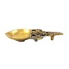 Two Moustaches Ethnic Indian Design Brass Aarti Spoon Brass Pooja Spoon Brass