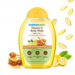Mamaearth Vitamin C Body Wash with Vitamin C & Honey Shower Gel for Skin Illumination 300ml