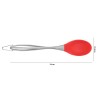 Ramkuwar Large Silicone Cooking Spoons Nonstick Stainless Steel Slotted And Solid Spoon