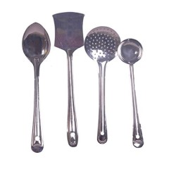 Dynore Set of 4 Kitchen Serving Tools Long Vegetable Cooking Pan Palta Zara Spoodle