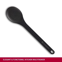 Victorinox Compact Spoon for Everyday Cooking or Serving, Black Large